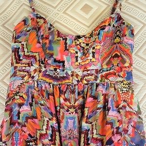 Felicity & Coco multicolor maxi dress, Size S.